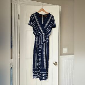 Cropped Wide Leg Jumpsuit